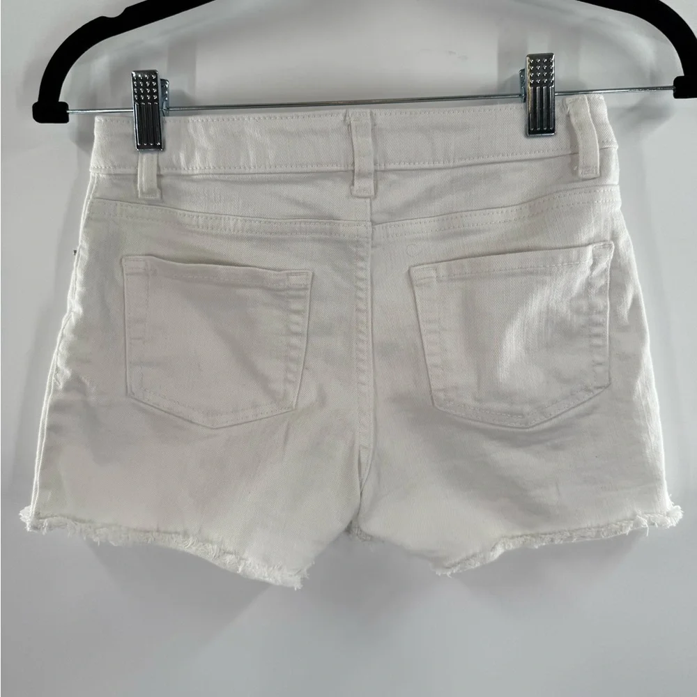EUC Cat & Jack White Denim Cutoff Shorts